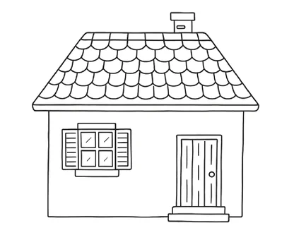desenhos de casas para colorir e imprimir para imprimir e colorir - imagem 12